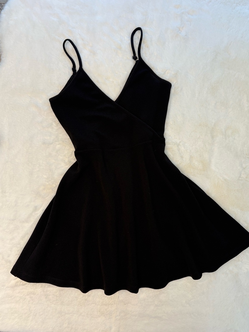 3/$30 Black Skater Mini Dress S 🖤